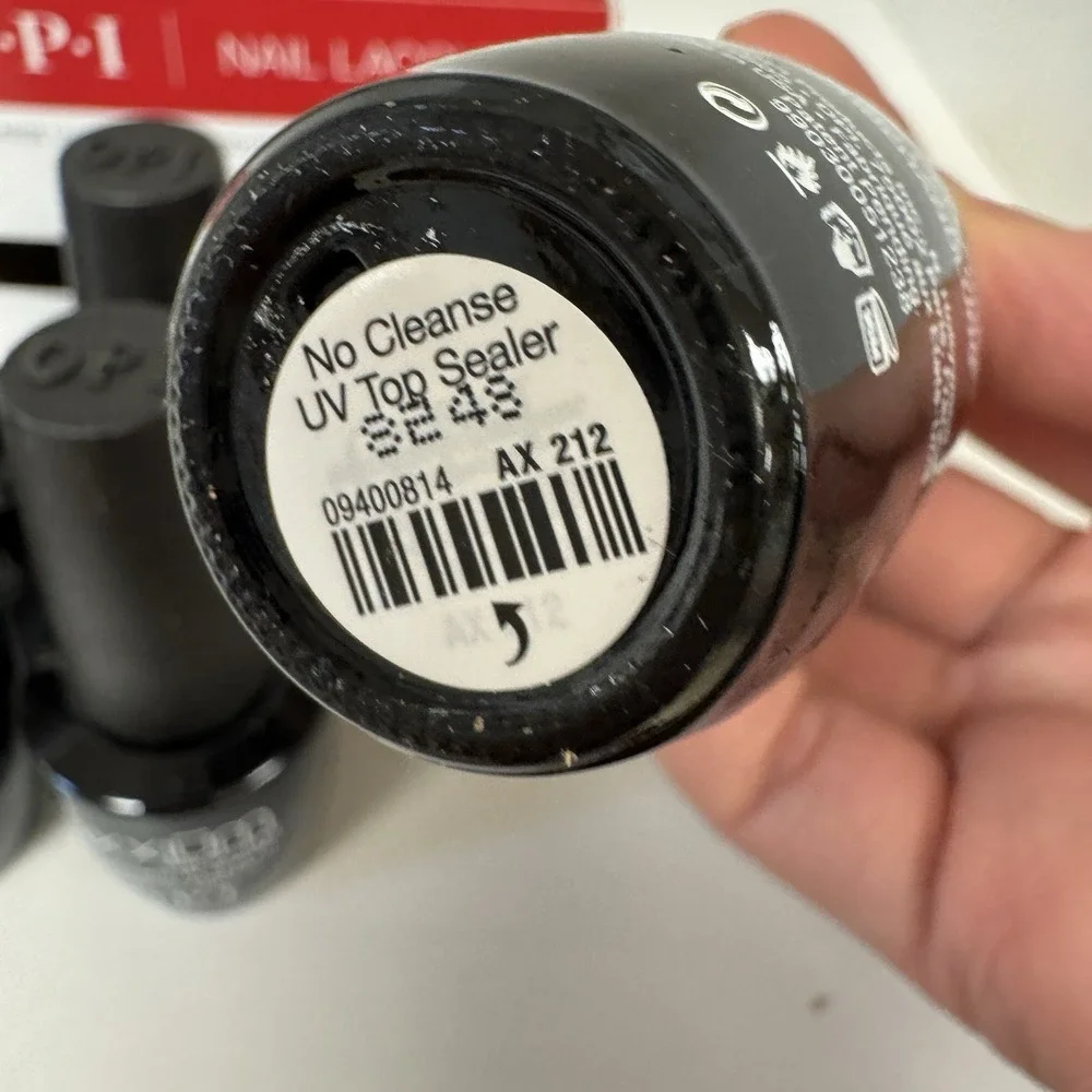 OPI AXXIUM Gel System - No-Cleanse UV Top Sealer AX 212 - 0.5oz/15mL - Set of 6